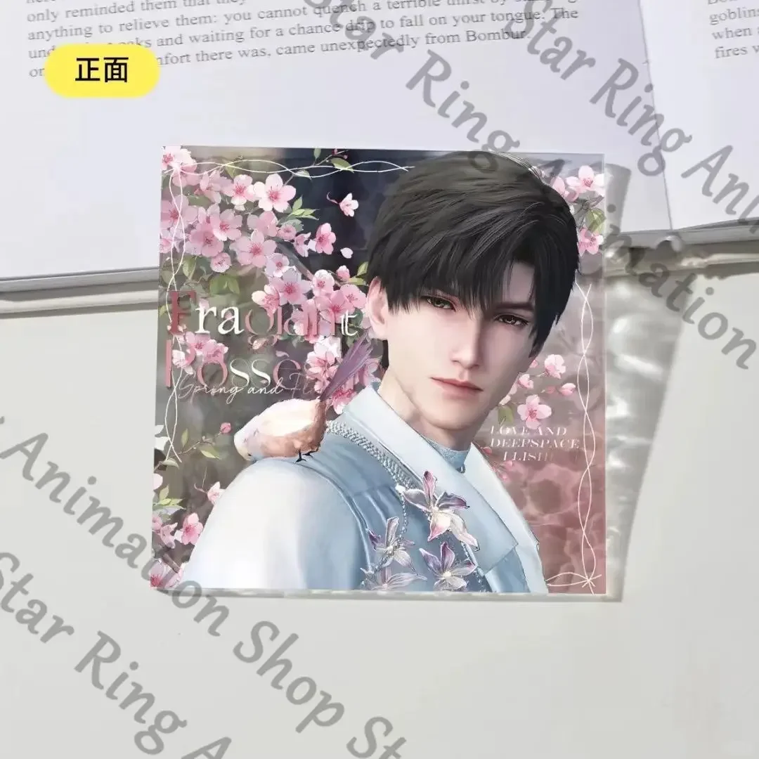 Love and Deepspace Zayne Caleb Rafayel Anime Acrylic Card Water Ripple Cards Cospaly Cartoon Gift Decorate