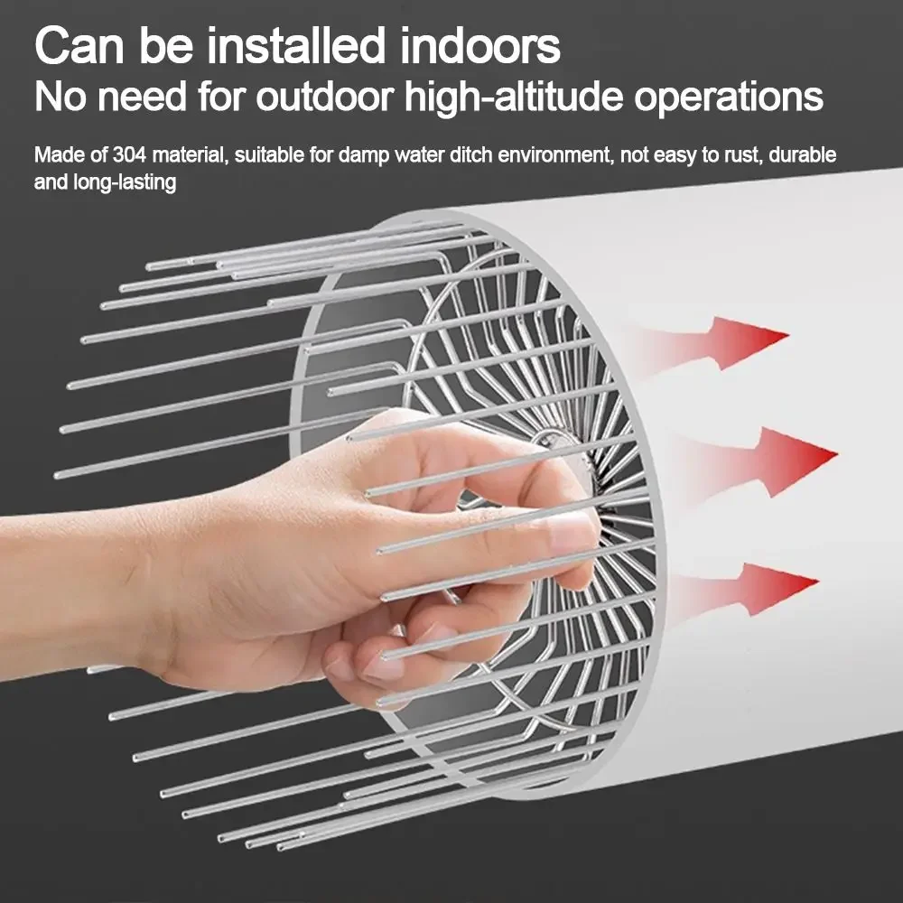 Roof Gutter Guard Filters Useful Down Pipe Gutter Balloon Guard Strainer Protection Net Cover Downspout Stops Blockage Leaf Mesh