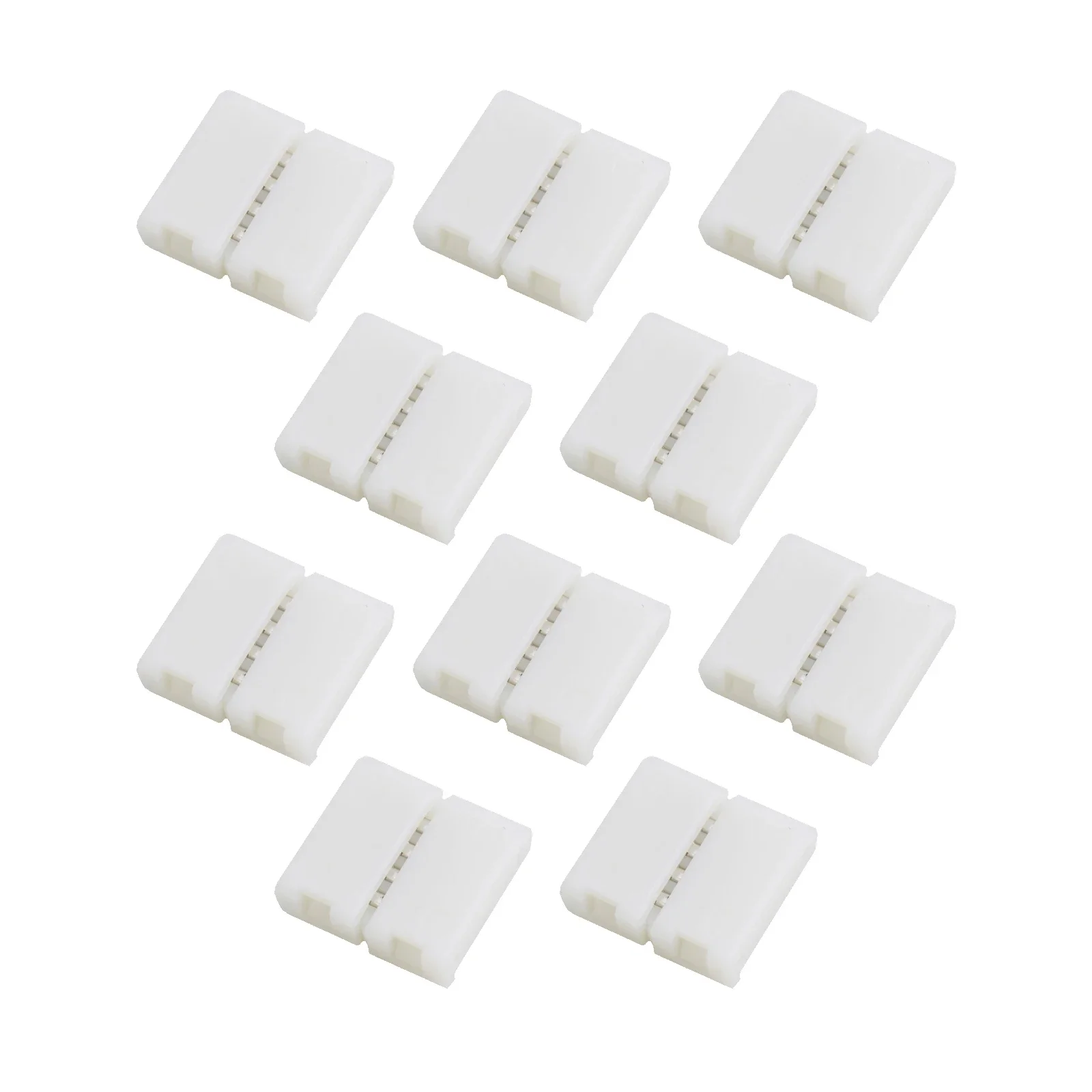 Led Light Connector 10 Piece Solderless Connector Set for 4 Pin 10mm RGB LED Strip Easy and Flexible Connections