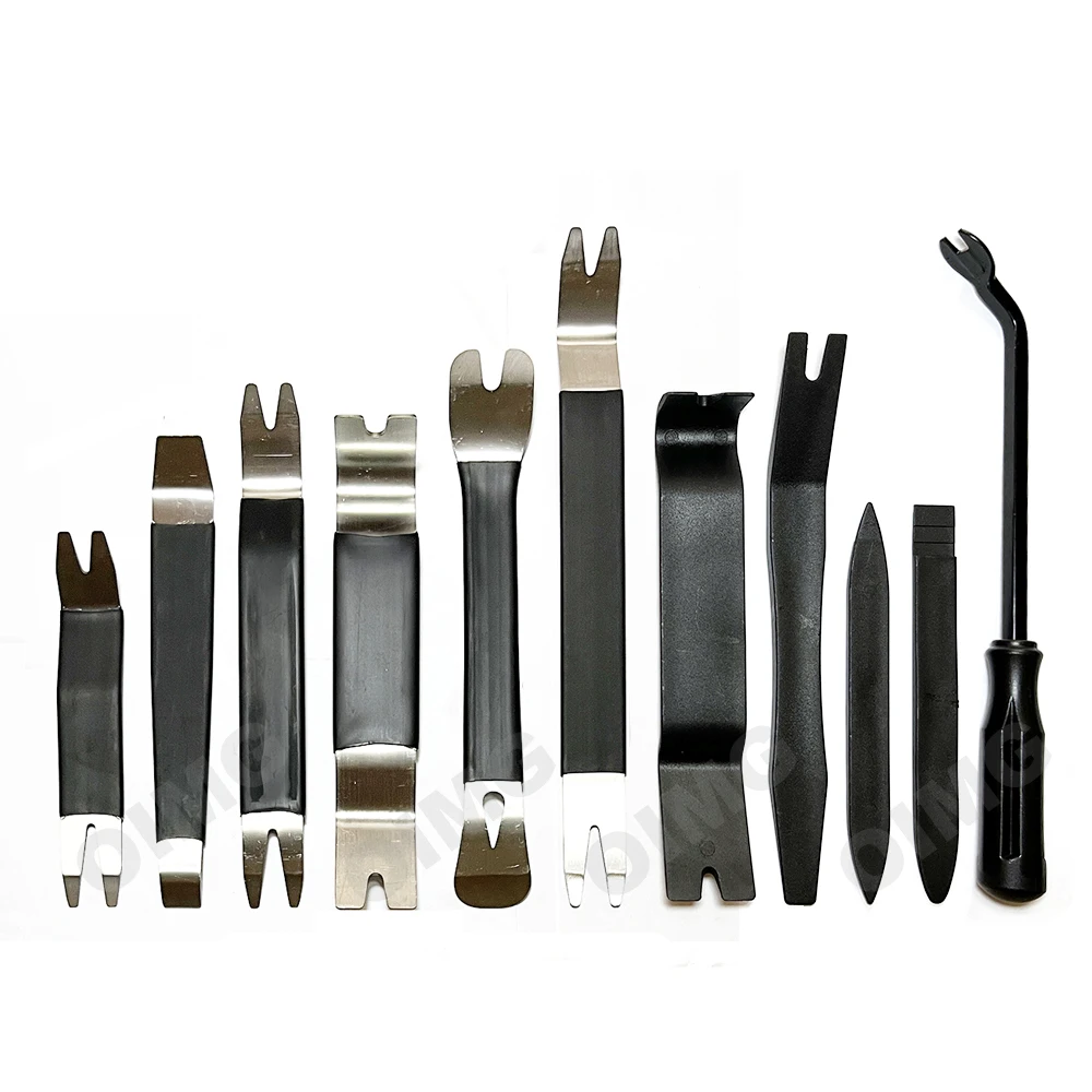 Stainless Steel Auto Door Clip Trim Removal Tools Car Interior Dashboard Audio Radio Panel Fastener Remover Pry Disassembly Tool