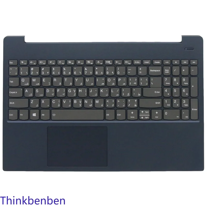 

ARA Arabic Blue Keyboard Upper Case Palmrest Shell Cover For Lenovo Ideapad S340 15 15IWL 15IML 15API 15IIL 5CB0S18792