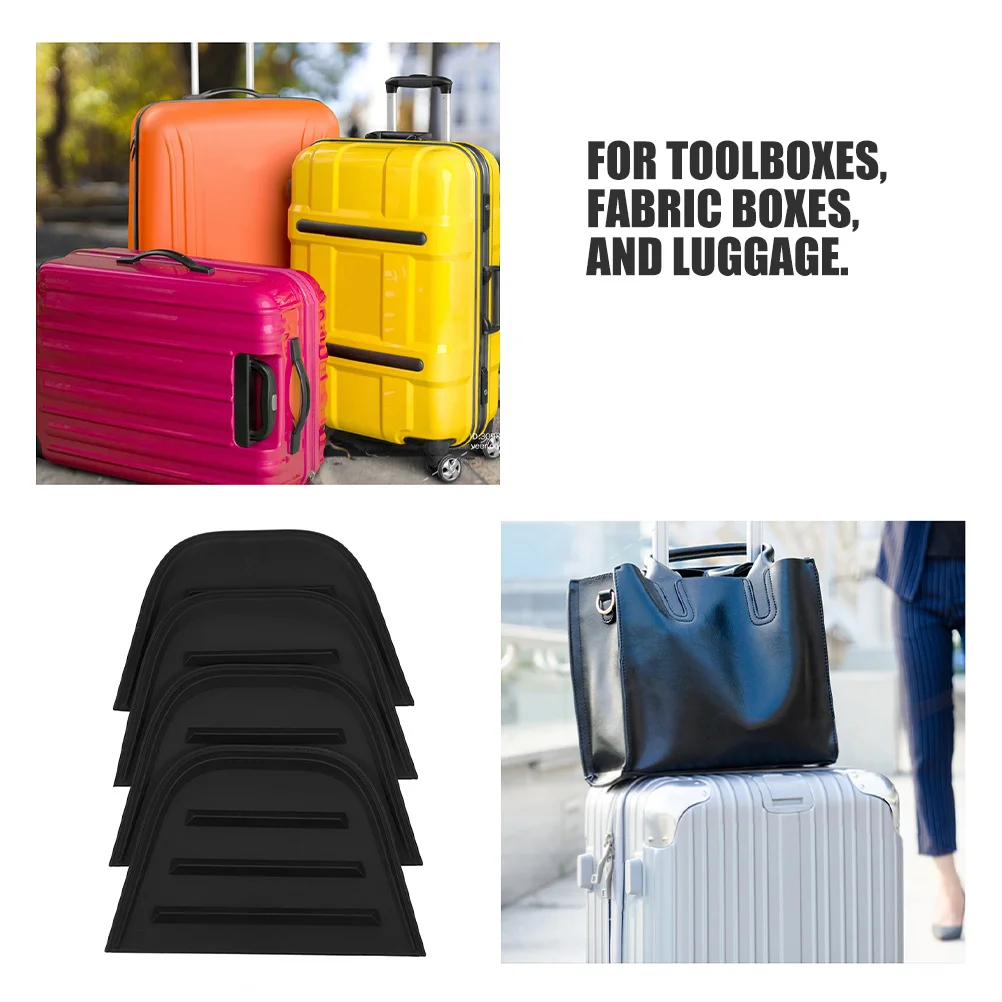 8 قطعة وسادة حماية الأمتعة حقيبة حافة حماة المضادة للتصادم غطاء الزاوية الثقيلة الأمتعة إكسسوارات الأجزاء الداخلية للكمبيوتر التعبئة