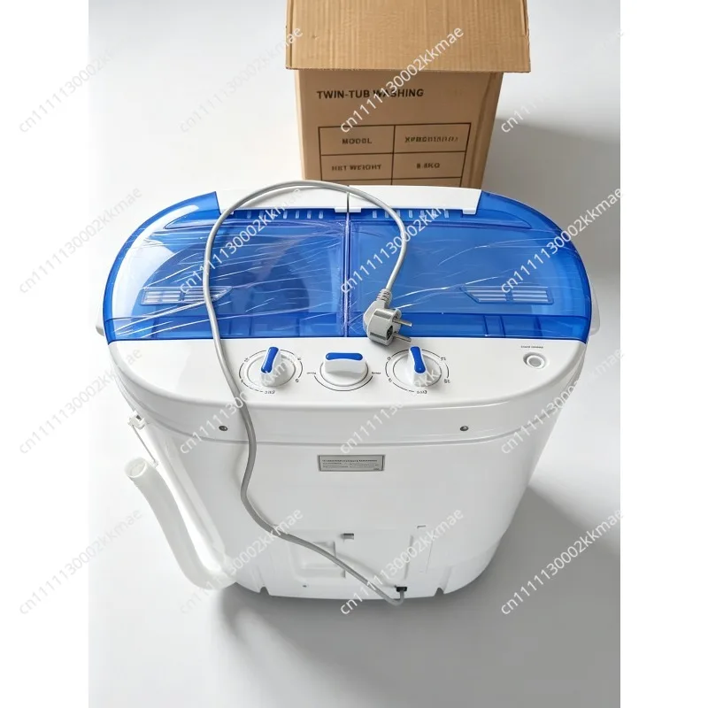 NEW-Portable Waher&Dryer,16lbs Mini Small Washing Machine Combo W/Spin Dryer,Compact Twin Tub Laundry Washer Machine- Best