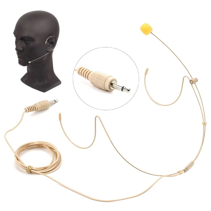 

Гарнитура Головной микрофон Двойная накладная гарнитура Накладная головная гарнитура для лекций, живых выступлений, театра и