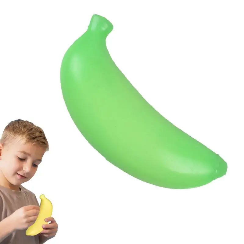 Stretchy Banana Fidget Toy Color Changing Soft Stretchy Toy Novelty Toy Kneading Toy Stress Release Toy For Kids And Adults