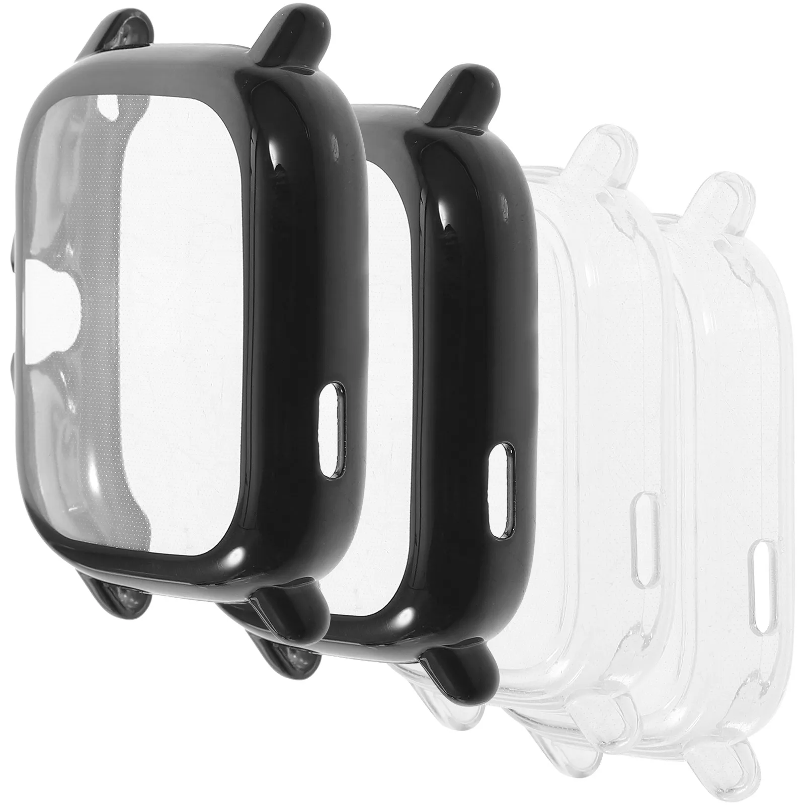 

4Pcs Sleek Protective Watch Cover for Gts2 Full Rhinestone Body Precise Cutout Easy Install No Removal Needed Anti