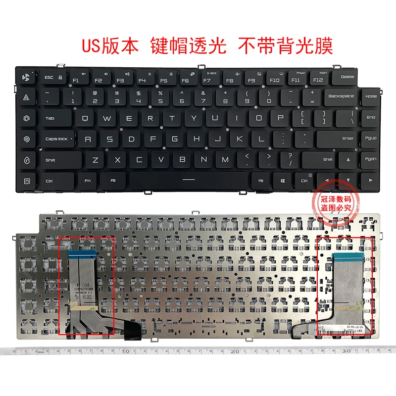US/RU RGB colorful With/Without Backlit Keyboard For XiaoMi 15.6 XMG1902 171502-AA 171502-AB 171502-AJ AO AK TM1705 TM1801 TM180 - Image 2