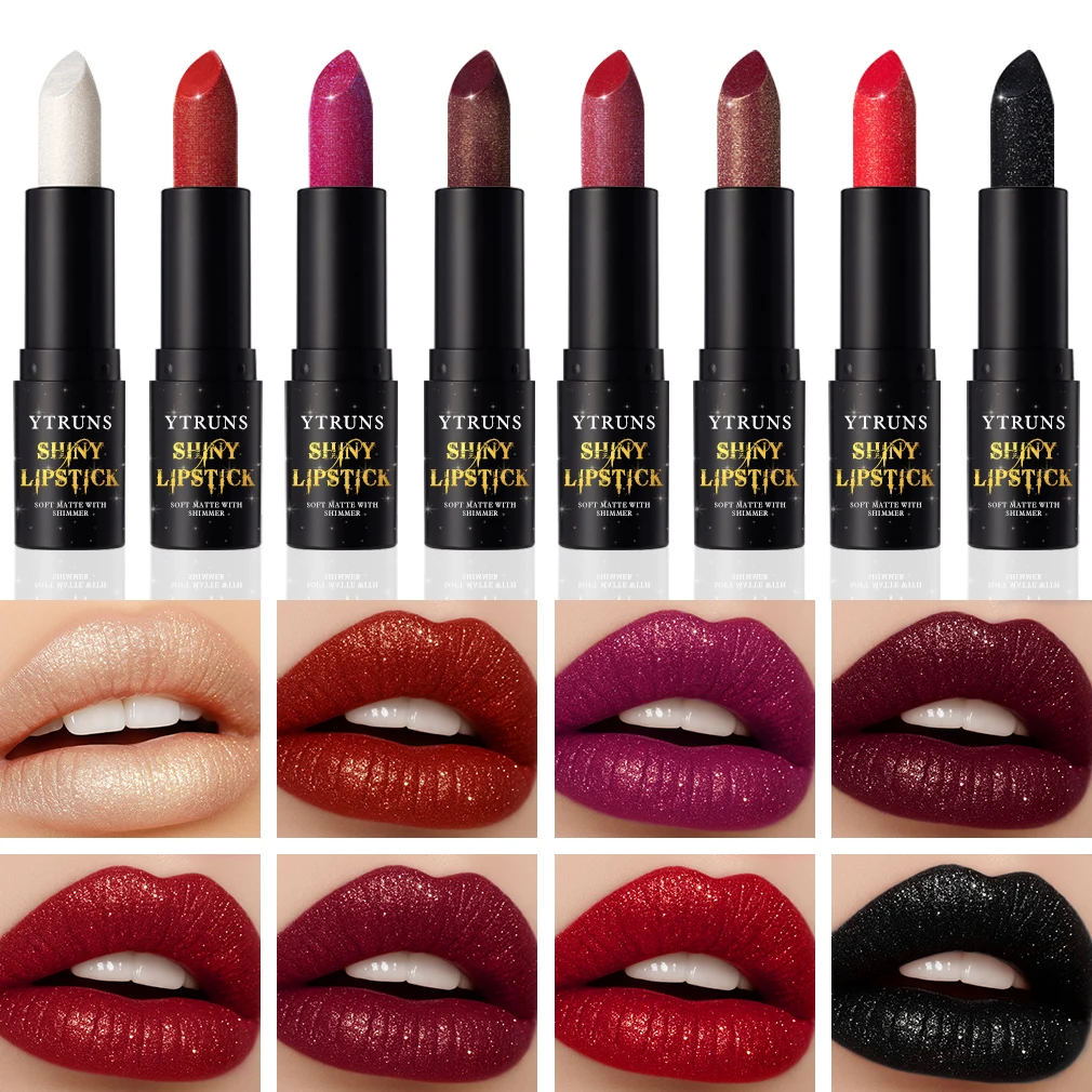 ลิปสติกไดมอนด์ ชิมเมอร์—ลิปบาล์มเนื้อเมทัลลิกสุดตระการตา ไม่เหนียวเหนอะหนะ และติดทนนาน