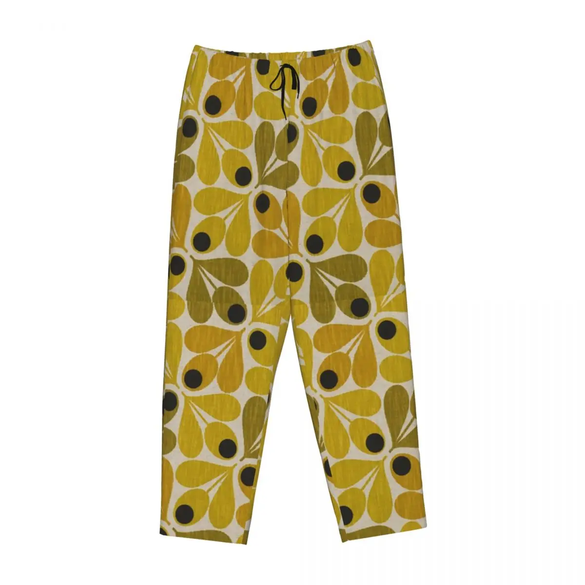 Custom Print Women Orla Kiely Pajama Pants Scandinavian Floral Sleepwear Sleep Lounge Bottoms with Pockets