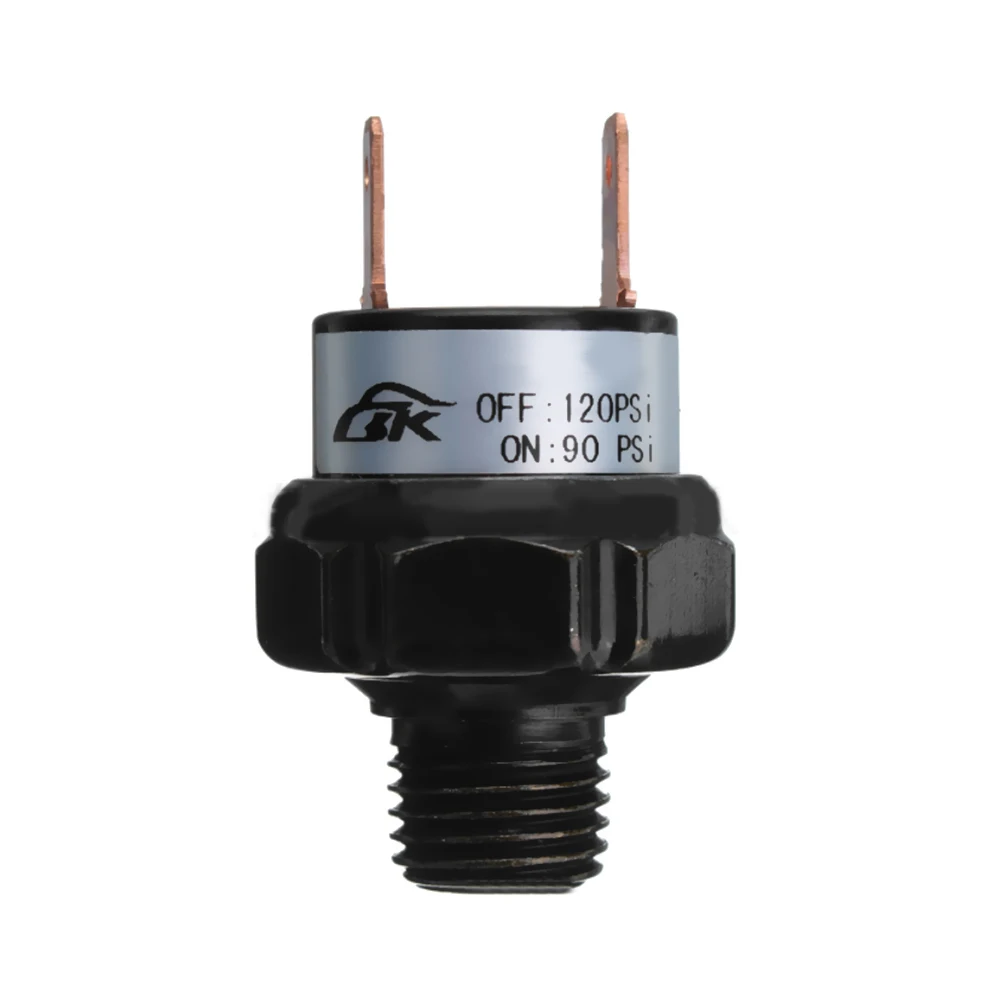 

90-120PSI 120-150PSI 150-180PSI Air Pressure Switch 1/4" NPT 12V/24V Auto Horn Air Compressor Air Pump Pressure Switch
