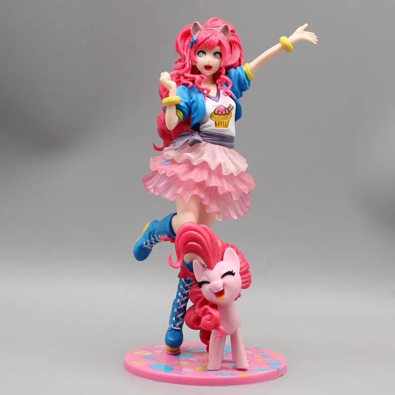 My Little Pony Kawai Rainbow Dash Anime Figure Rainbow Dash Applejack Fluttershy Twilight Sparkle Pvc Model Decoration Toys Gift