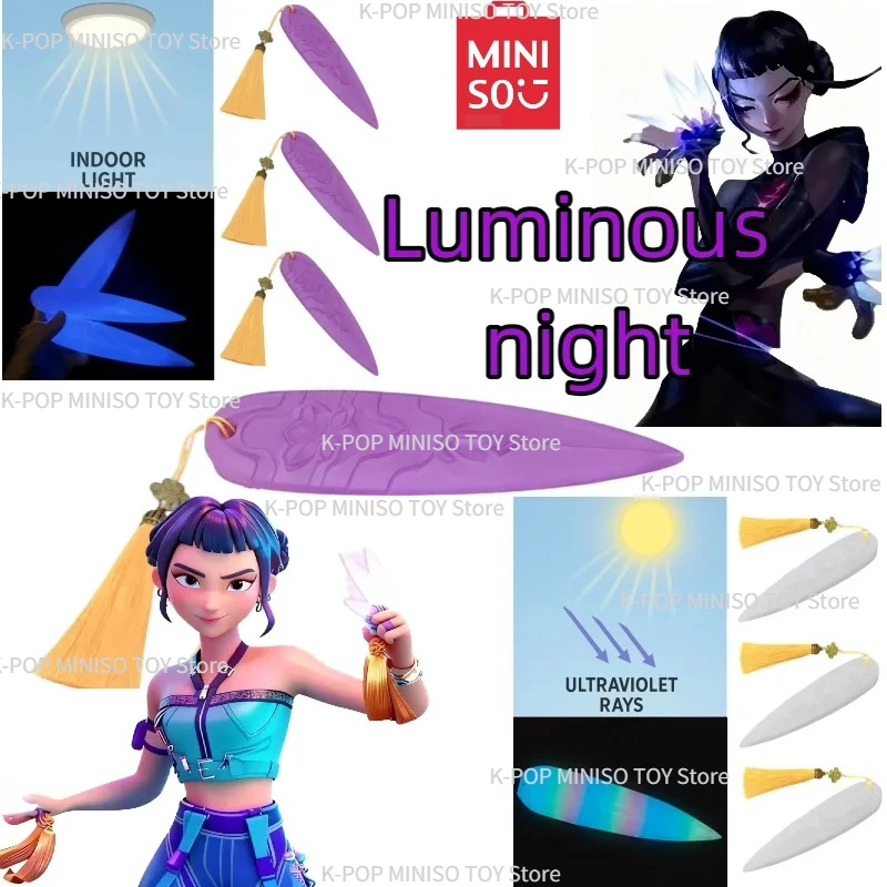 

Kpop Demon Hunters Zoey Cosplay Lights Dart Weapons Roleplay Props for Girl Group Idol Halloween Carnival Costume Accessories