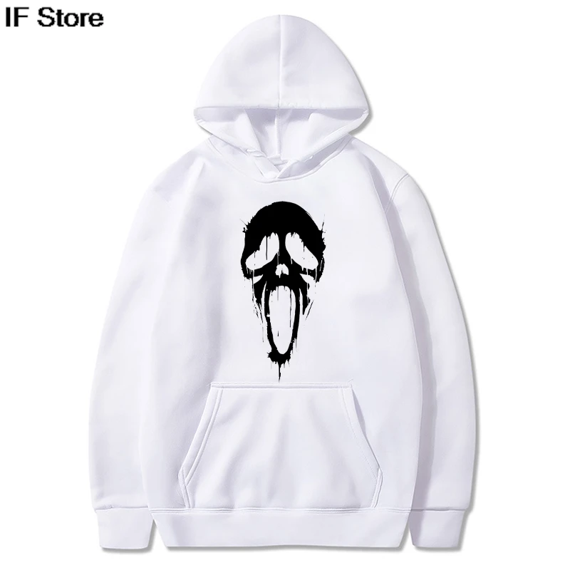 2025 الهيكل العظمي هوديس البلوز للرجال والنساء هالوين الشارع الشهير هوديي للجنسين Y2K الخريف الشتاء طويلة الأكمام بلوزات