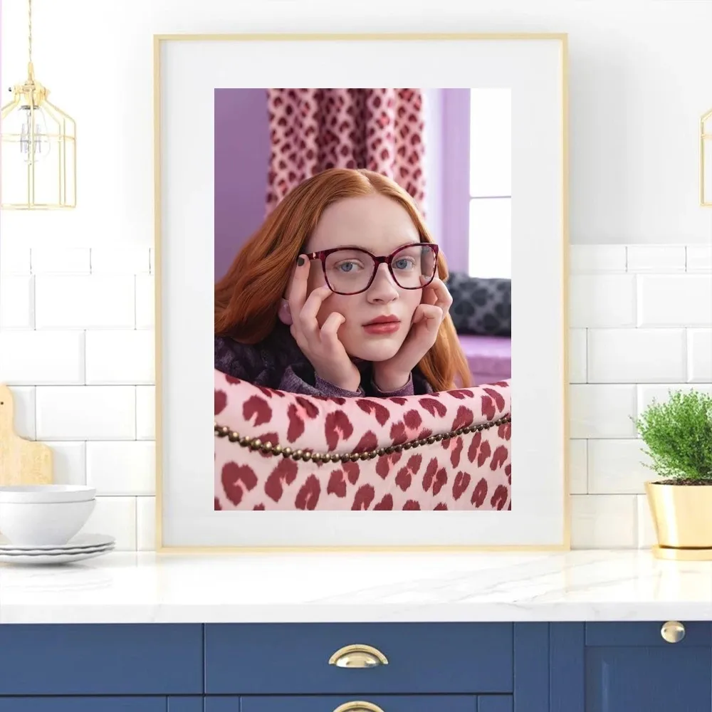 Sadie Sink Poster Wall Pictures for Living Room, Fall Decor