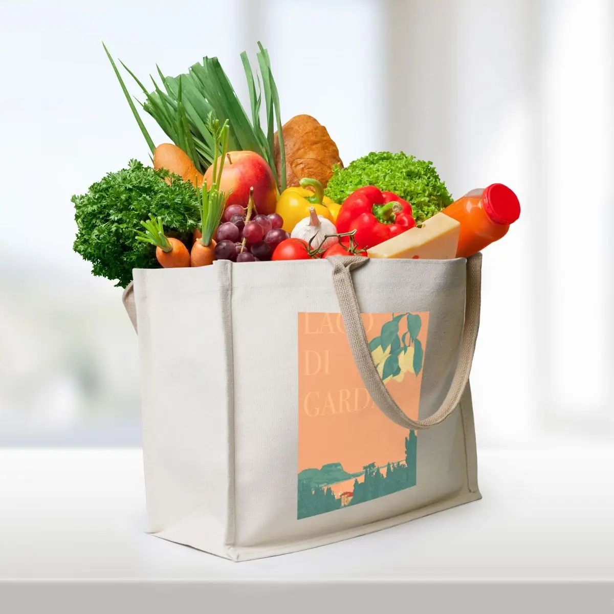 Lago Di Garda Tote Bag Large bags for women Cloth bags bags luxury women tote aesthetic