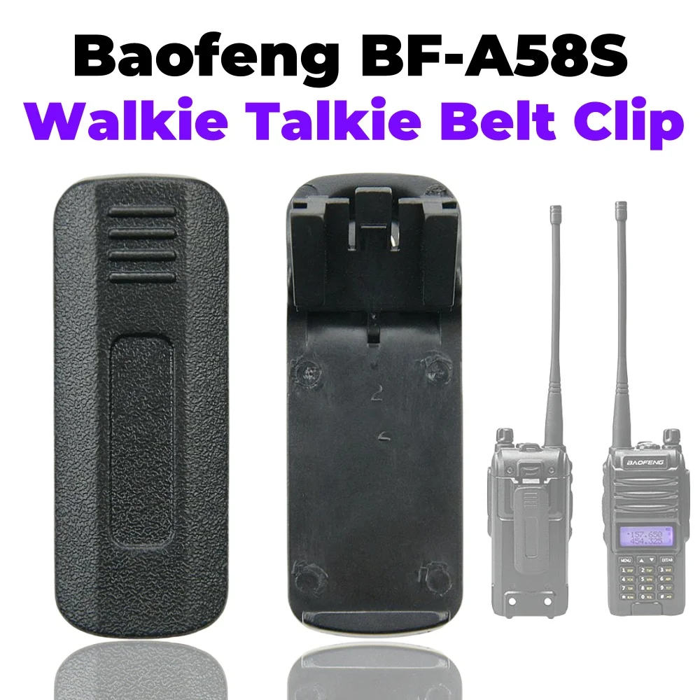 Original Baofeng Walkie Talkie Belt Clip for Baofeng A58S BF-A58S BL-9 Replacement Two Way Radio Belt Clip