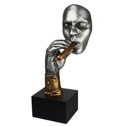 COHIBA Cigar Art Head Decoration Office Cigar Accessories Cool Gadgets