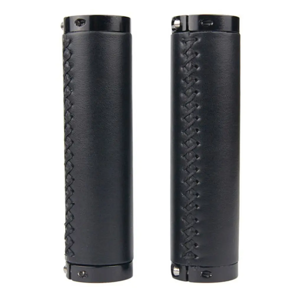 Bicycle Part MTB Cuffs Road Bike Mountain Lock Bar End Bike Cowhide Grips Bike Retro Grips Bicycle Handle Grips Bike Grip Cover