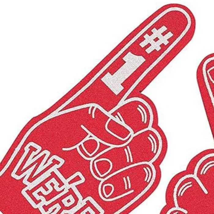 

Универсальные большие пенопластовые пальцы, реквизит для черлидинга, спортивные мероприятия для рук, аплодисменты, реквизит для вечеринки, номер 1, пенопластовый веер, палец