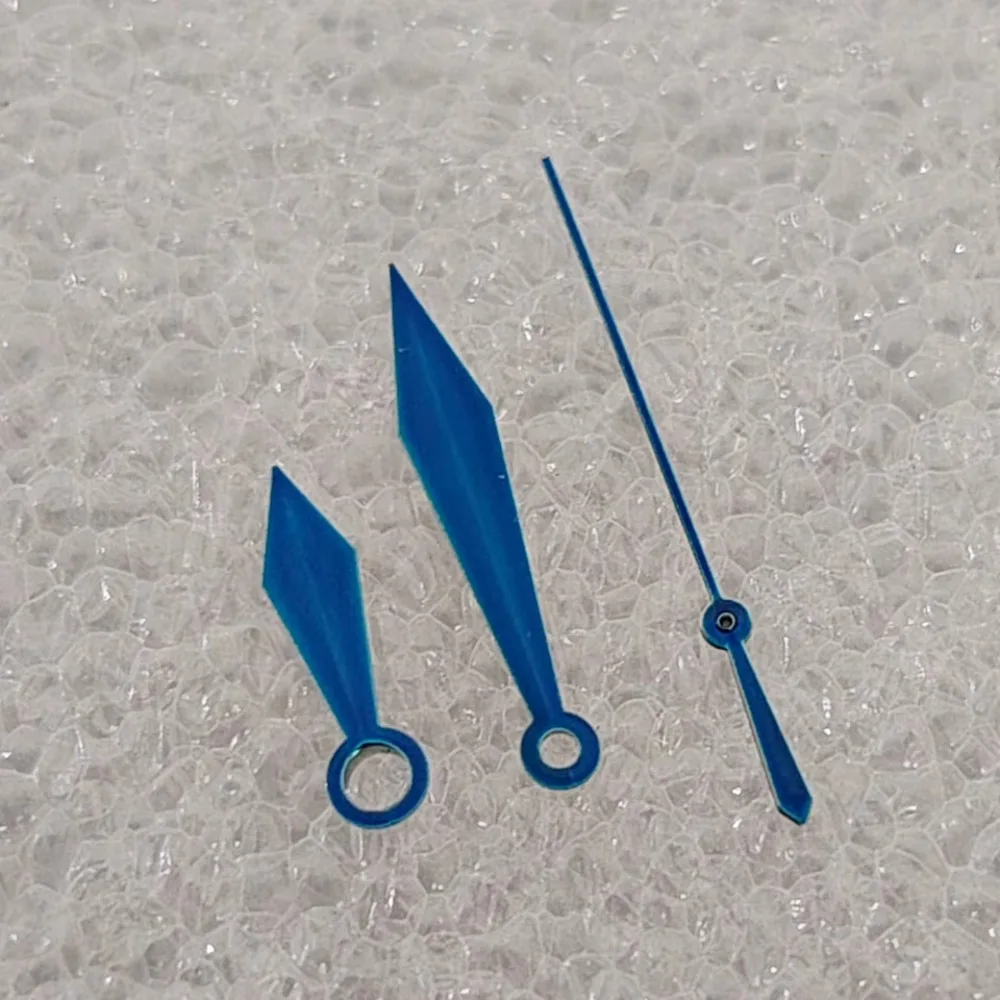 عقارب ساعة على شكل سيف NH35 عقارب ذهبية وردية فضية بدون إبرة ساعة مضيئة متوافقة مع حركة NH35 NH36