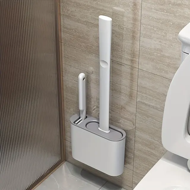 Long-Handled Toilet Brush for Easy Cleaning