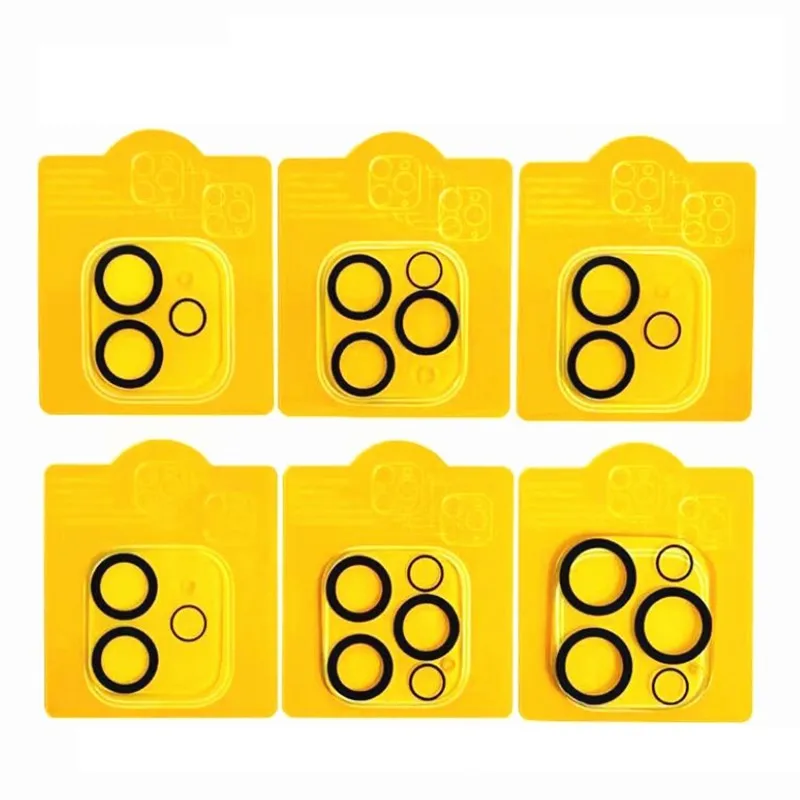 

100pcs Full Cover Camera Lens Glass for iPhone 11 12 13 14 Pro Max Camera Protector Glass