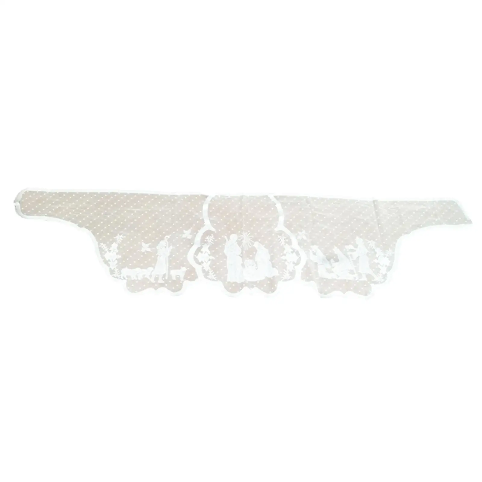 Fireplace Mantle Scarf Cover Fireplace Cloth Decorations Decoration Versatile Christmas Tablecloth for Kitchen Thanksgiving
