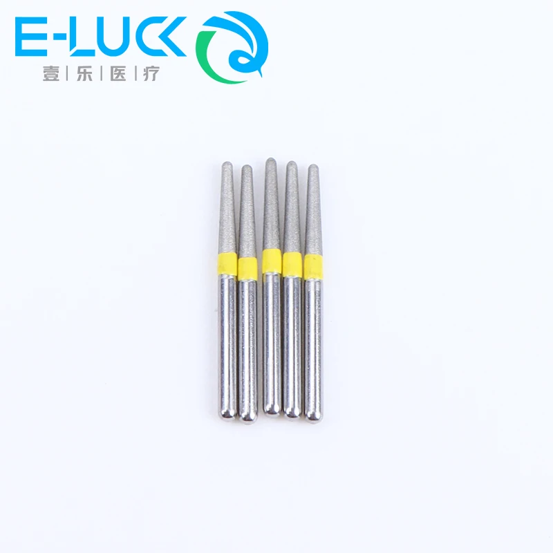 5Pcs TR Series Dental Diamond Burs FG 1.6mm Dentist Polishing And Grinding Teeth Tools  For High Speed Handpieces