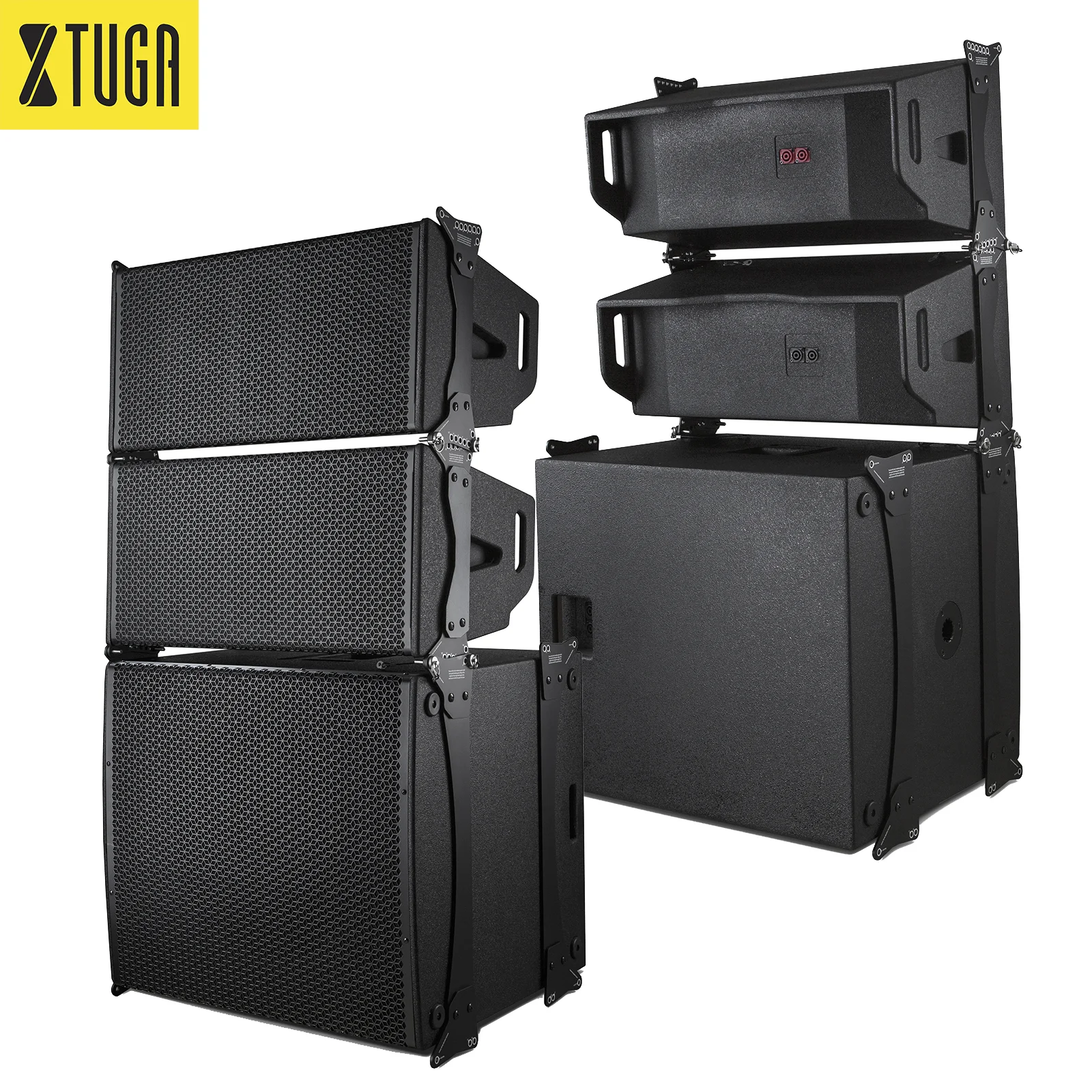 XTUGA 10 12 Inch Large Stage Wedding Outdoor High-power bar Sonidos Profesionales Line Array