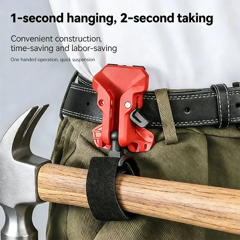 

Самоблокирующийся держатель для ручной дрели с клипсой для ремня, быстросъемный, высокопрочный, с быстрым креплением, для крепления на пояс, портативный органайзер для электроинструментов