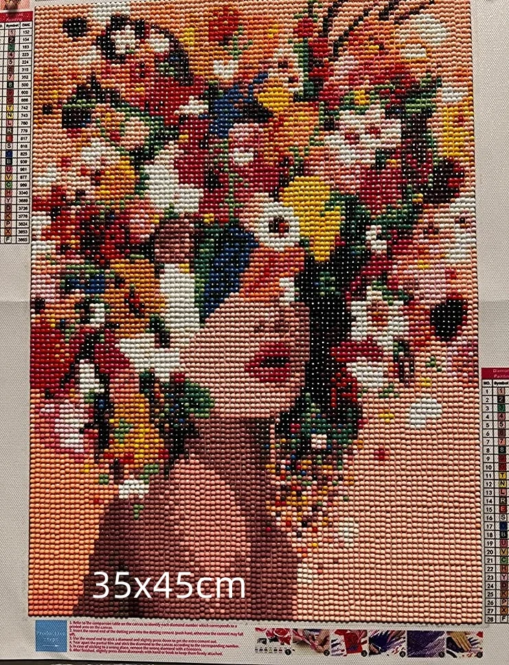 5D DIY Diamond Painting Colourful Flower Female Portrait Wall Art Mosaic Embroidery New Arrival Abstract Flower Crown Art Gift