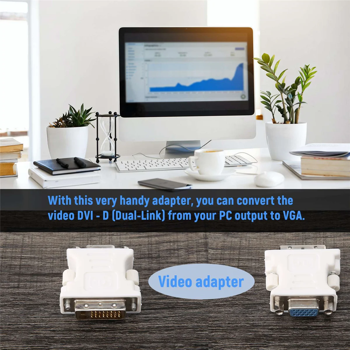 

Переходник A64E DVI (DVI - D241) на гнездо VGA (15-контактный)