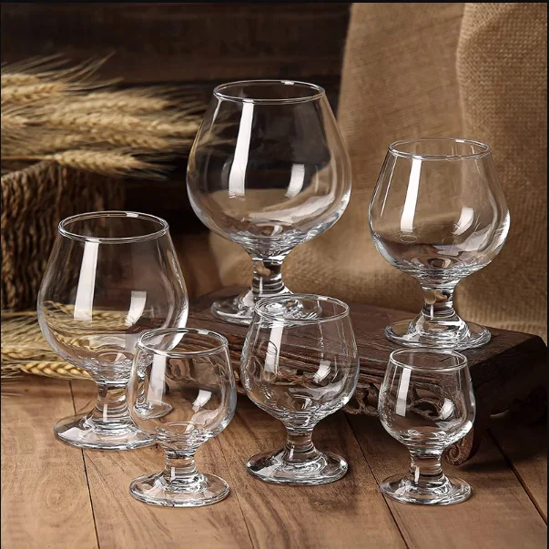 

Red Wine Glass Whiskey Tumbler Set Brandy Snifter Crystal Drinking Cups for Wine Tasting