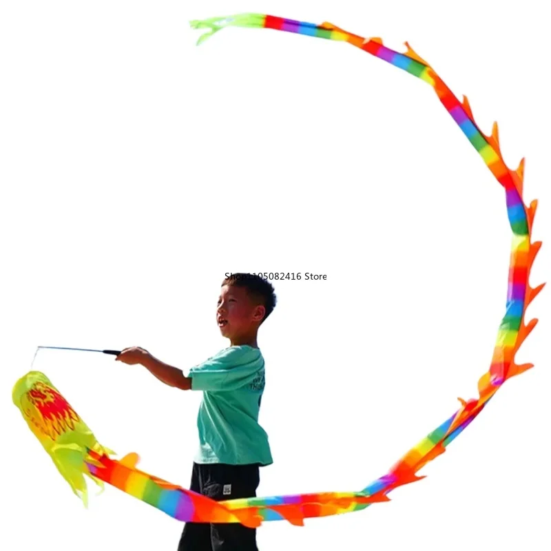 

Фитнес Красочный стример Дракон Дети Взрослый Дракон Танцевальное представление Лента Спорт на открытом воздухе Веселые игрушки Игры Групповые занятия