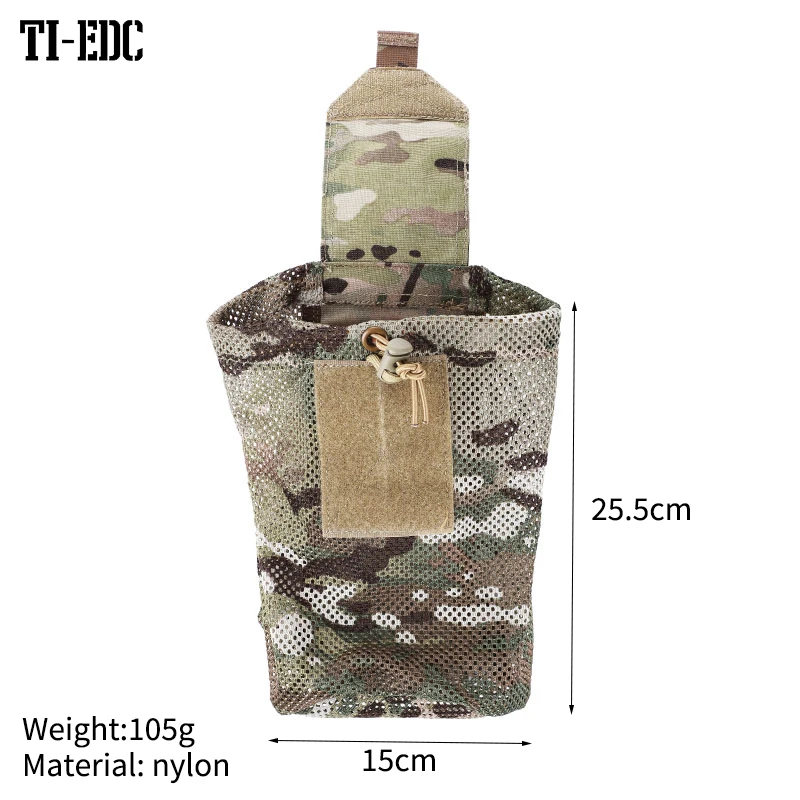 Military Backpack Hanging Bag EDC Gear Waist Sports Hunting Tactical BagPortable Recycling Bag Outdoor Molle Pouch