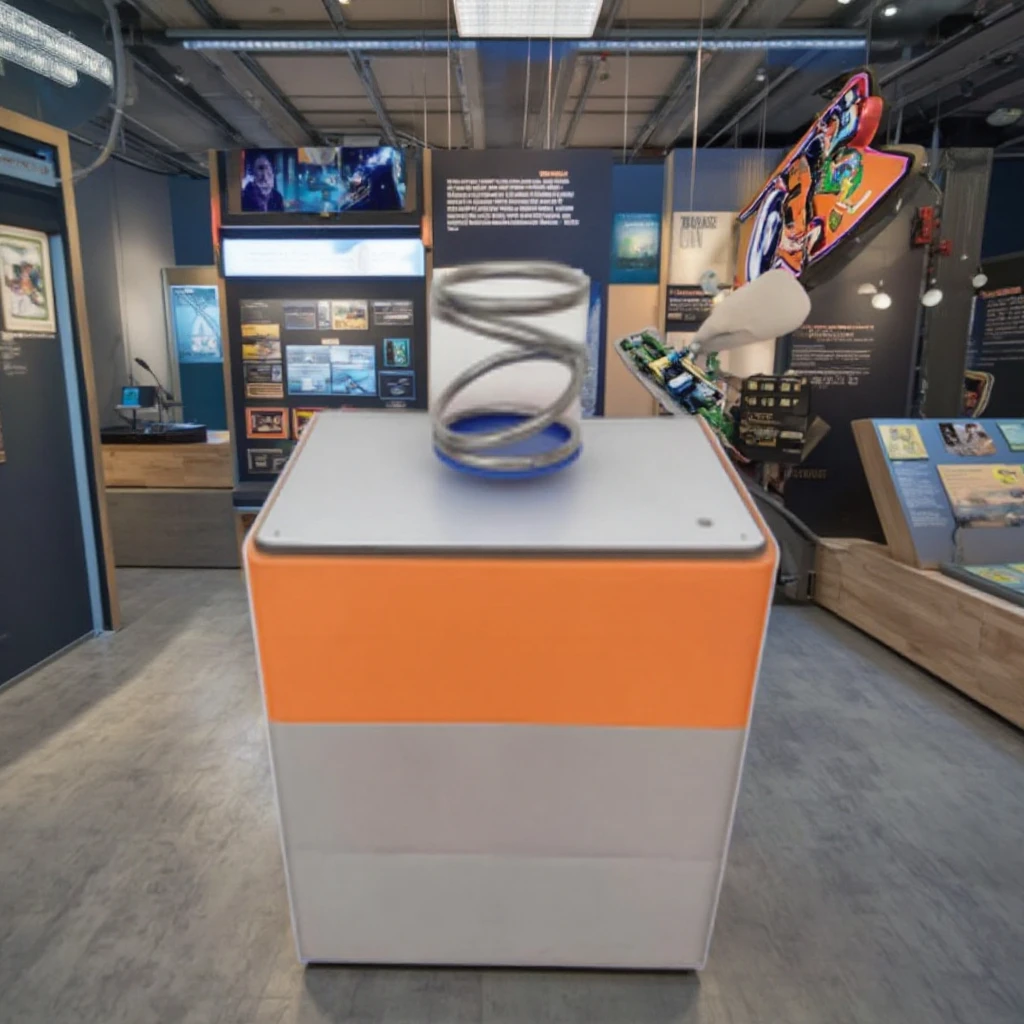 معرض تعميم العلوم ذو الحلقة المعلقة، تجربة علمية، معرض علمي، ألعاب علمية، ألعاب تفاعلية #6