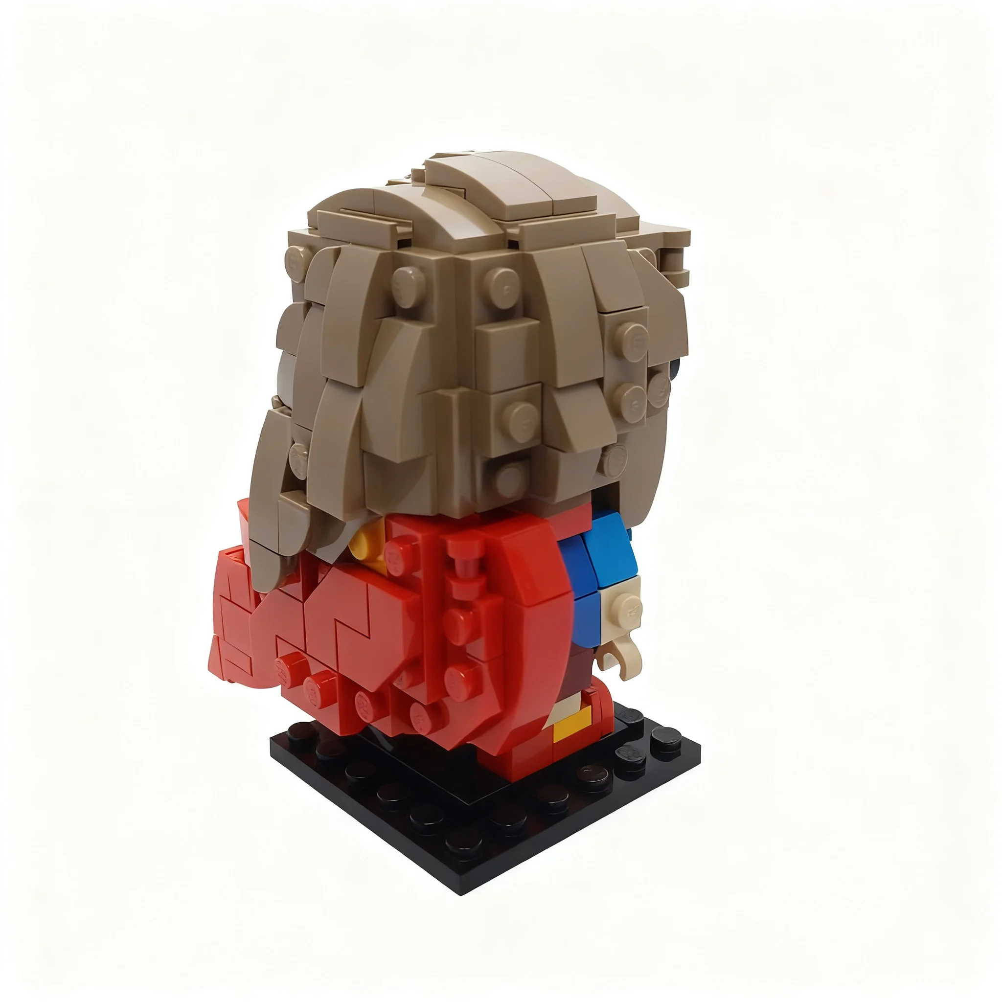 236pcs MOC Supergirl BrickHeadz Model Building Blocks Architecture Toys Christmas Gift Craft Birthday Creative DIY 3D Assemble
