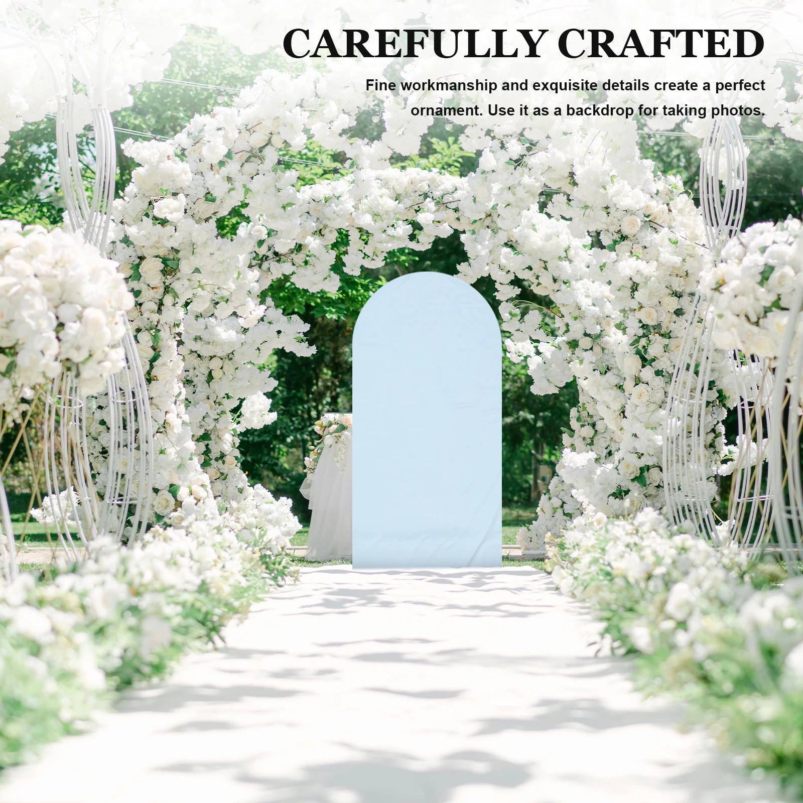 

Stylish Arch Decoration Backdrop Cover Fabric for Wedding Party Event Photography Decoration Background Cloth Durable Hanging