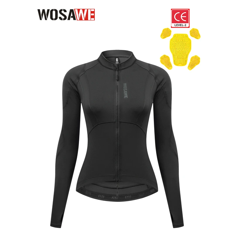 WOSAWE Womens Motorcycle Jacket Summer Breathable Riding Jacket Slim Fit Clothing Women Motorcycle Jacket Coat