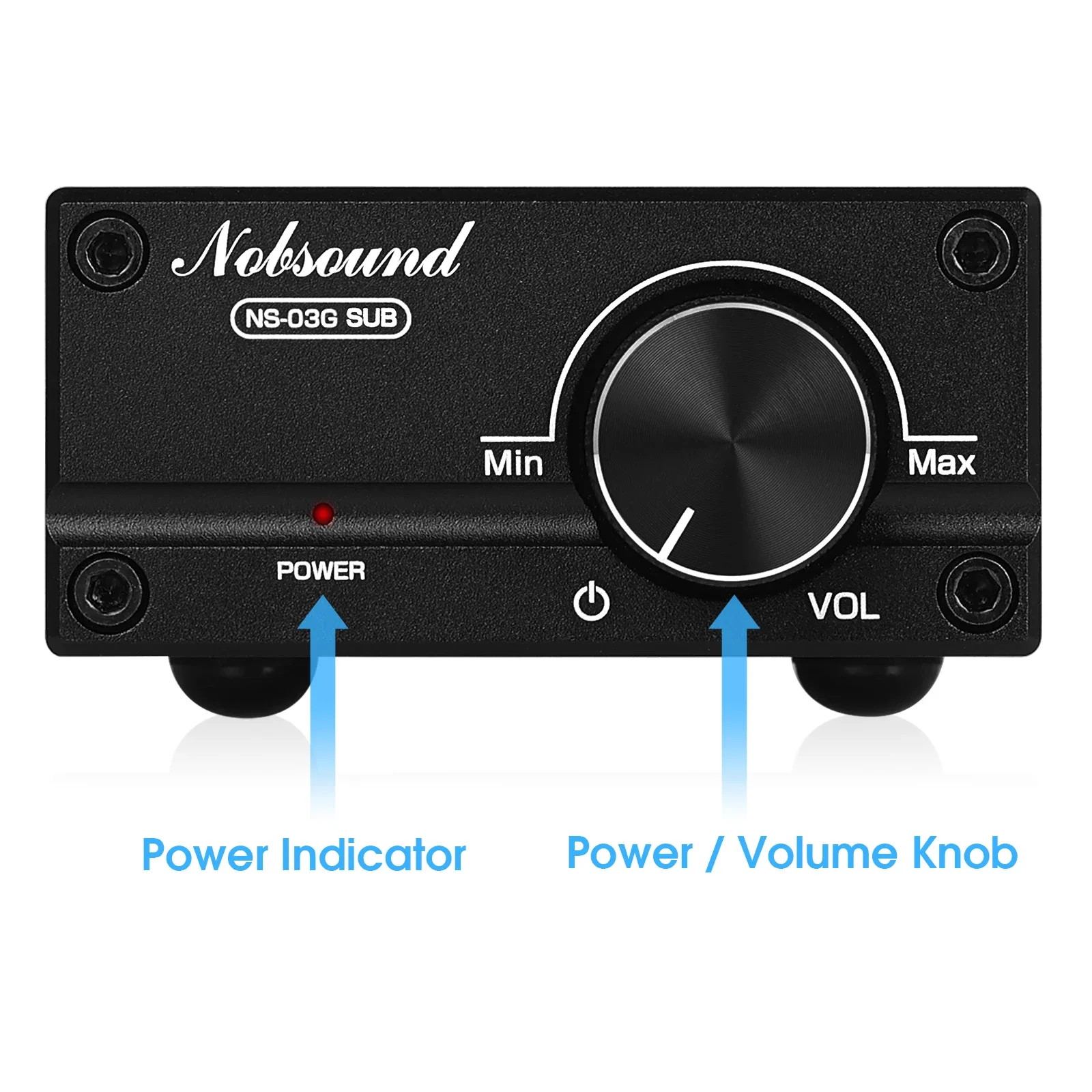 Nobsound Latest Mini 100W Subwoofer / Full Frequency Power Amplifier Mono Channel Audio TPA3116D2 Amp