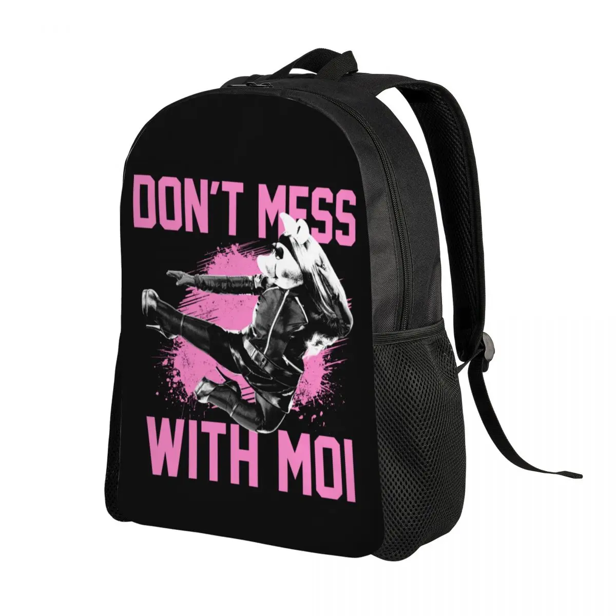 Custom Muppets Miss Piggy Karate Travel Backpack Men Women School Laptop Bookbag Anime Cartoon College Student Daypack Bags