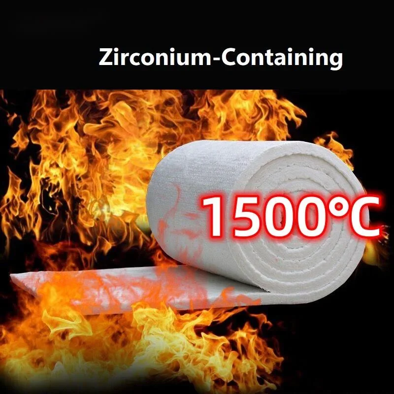 30mm 20mm Thickness Zirconium Containing Ceramic Fiber Blanket Can Withstand High Temperature 1500 ℃  Thermal Insulation Cotton