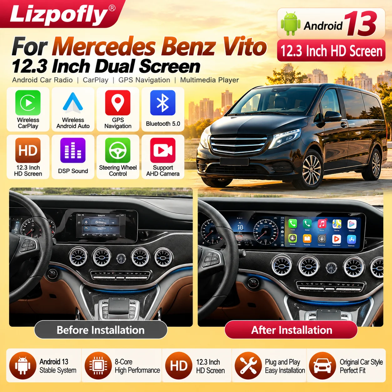 CarPlay Android Auto 12.3