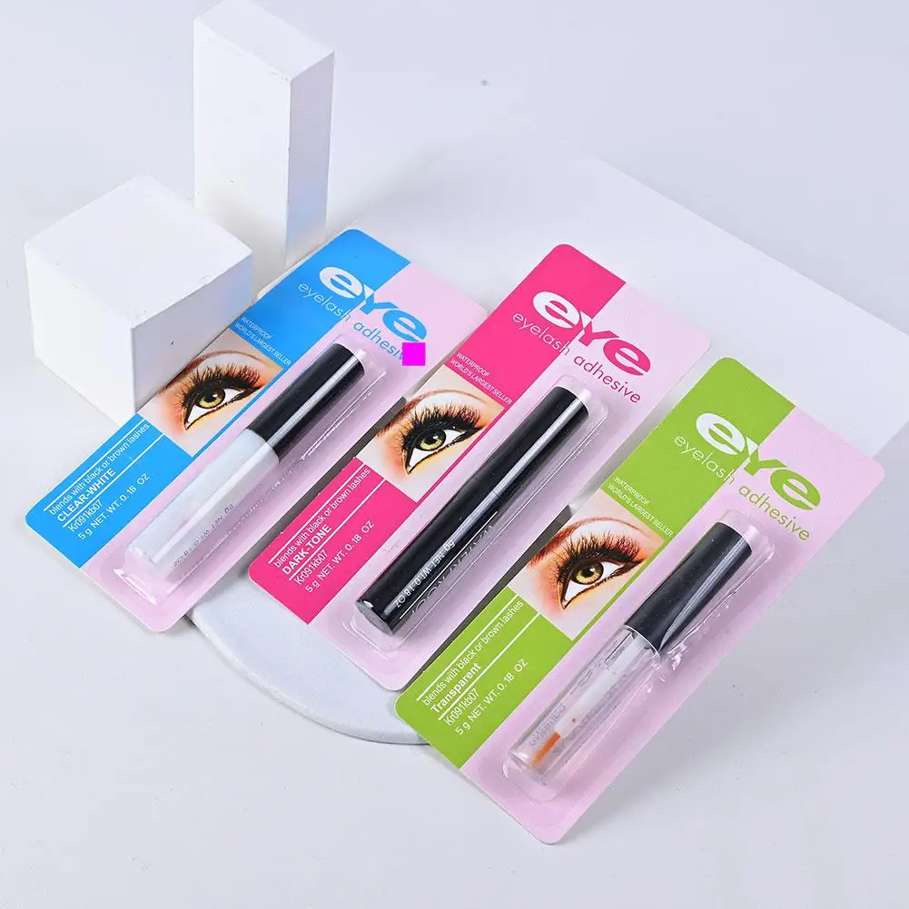 1 Stuks Valse Wimpers Lijm Helder-Wit/Zwart/Groen Waterdichte Wimpers Zelfklevende Valse Cosmetica Lash Tools Oog Make-Up Lijm C3p5