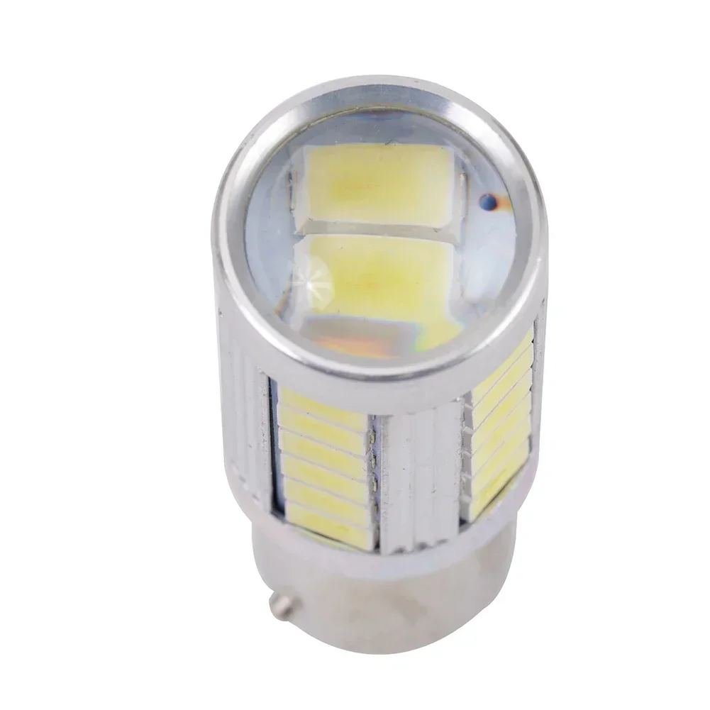 Car Light LED Reversing Light Aluminum Car DRL Headlight Parts Set Super Bright 2Pcs Super Bright 33-SMD White