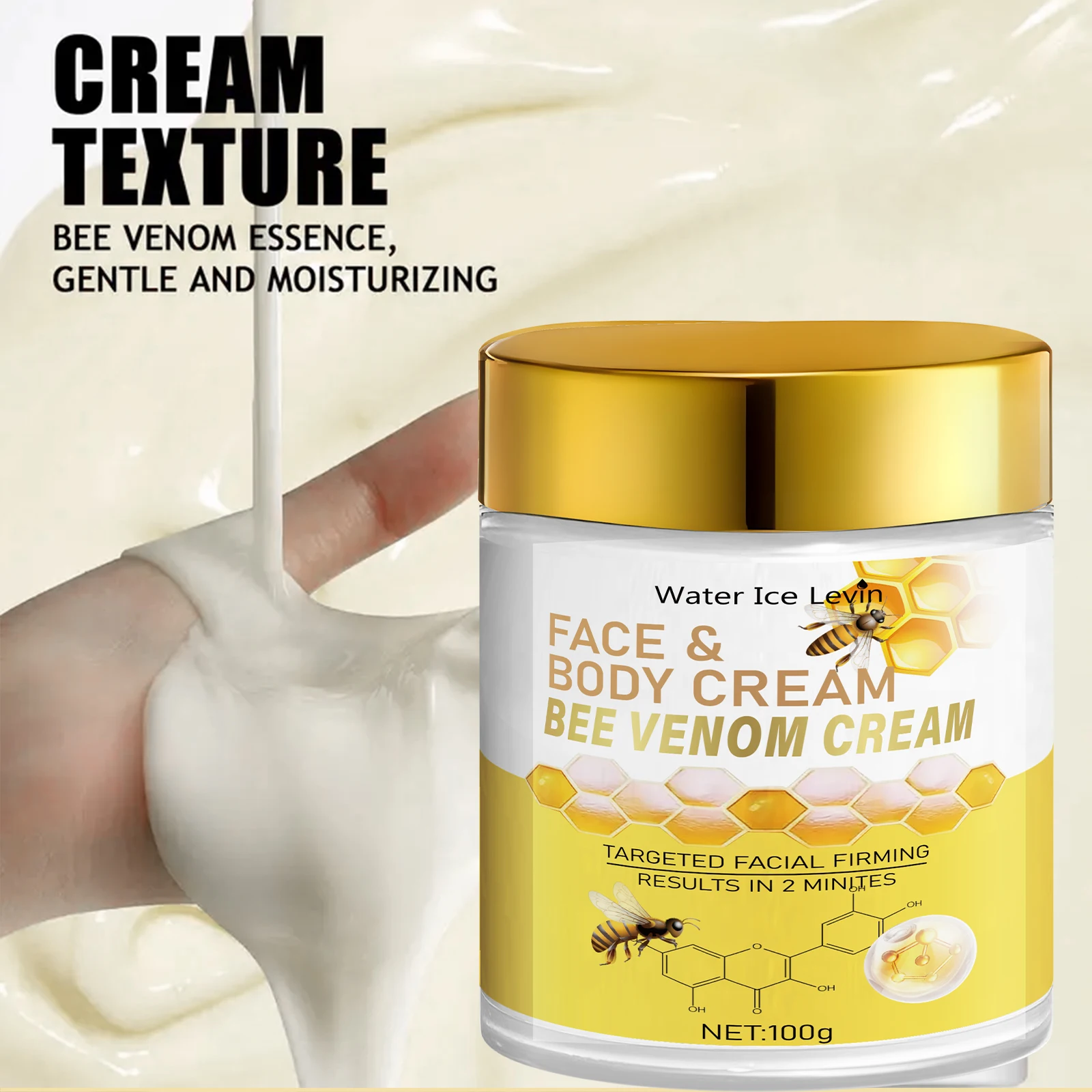 2-Minute Firming Cream | Face & Body Dual Use | Bee Complex + Collagen Boost