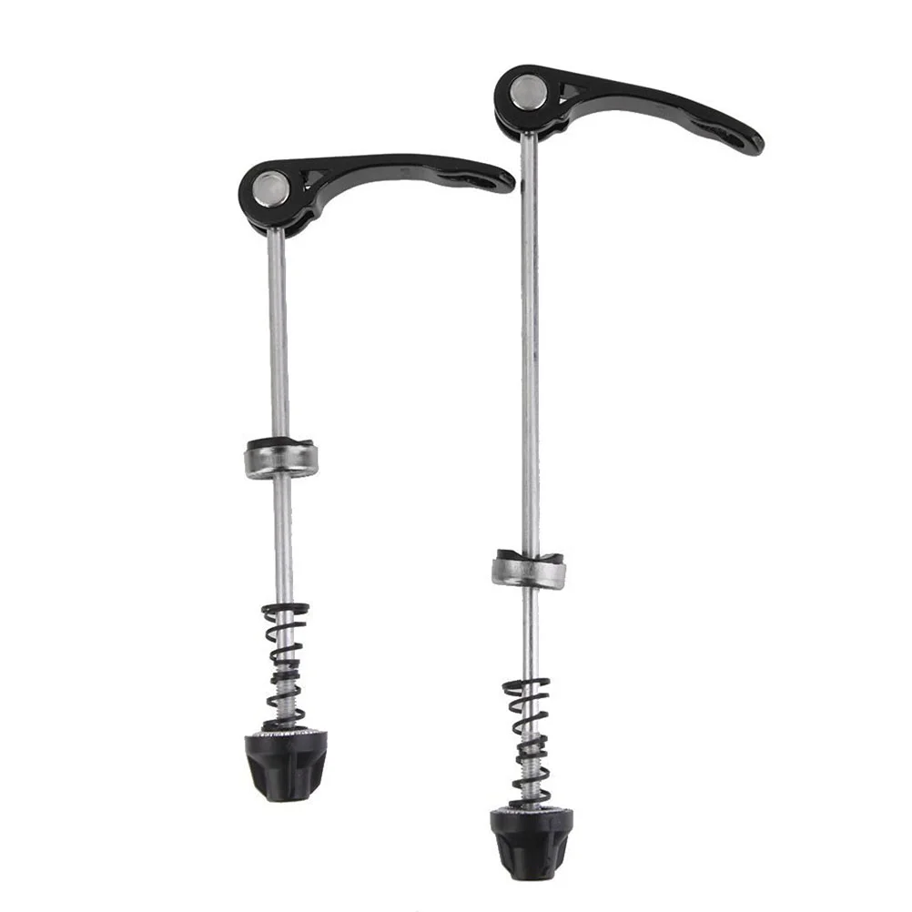 Pair of Quick Release for Wheel Hub Front and Rear Skewers Cycling Parts (Black) Wheel Hub Quick Release