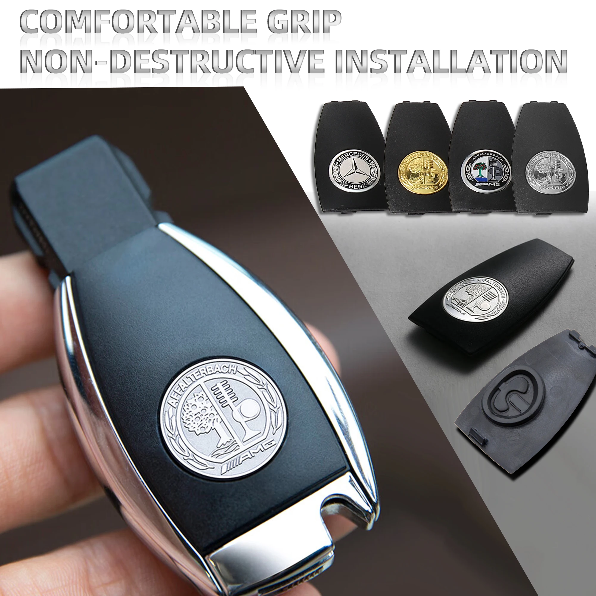 Metal Car Remote Key Protective Key Shell Cover Decorative Cover for Mercedes Benz W204 W205 W213 W253 W204 W205 W211 W212 W213