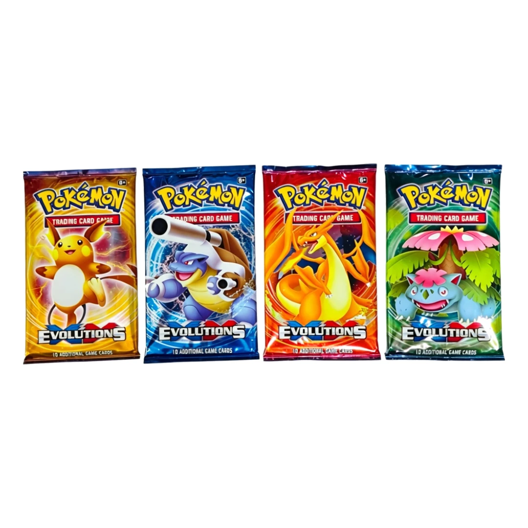 Pok é mon TCG Evolutions Booster Box 36 Packs English Sealed Game English Booster Battle Collectible Card Transaction Card Gift
