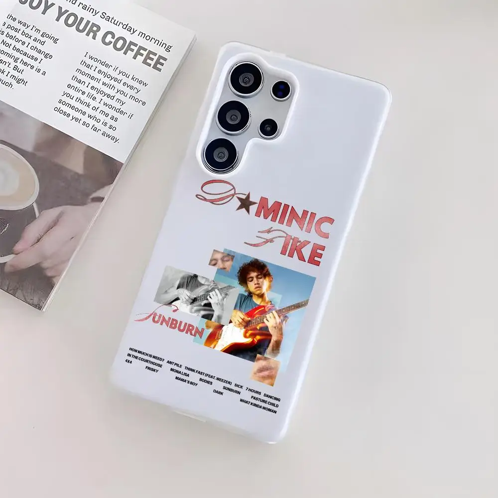 Singer D-Dominic Fike Phone Case For Samsung Galaxy S25 S24 S23 Ultra Jelly Clear Case Soft TPU 2-in-1 Shockproof Cover